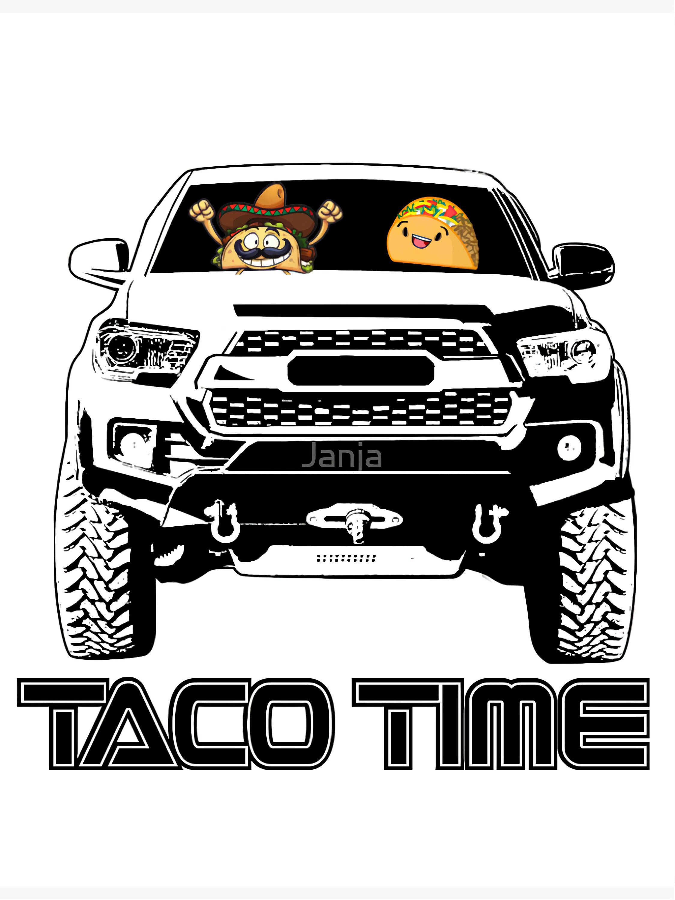 Toyota Taco Time STICKER Etsy