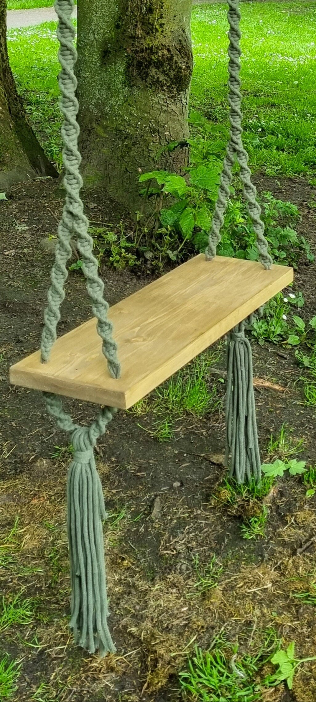 macrame swing set