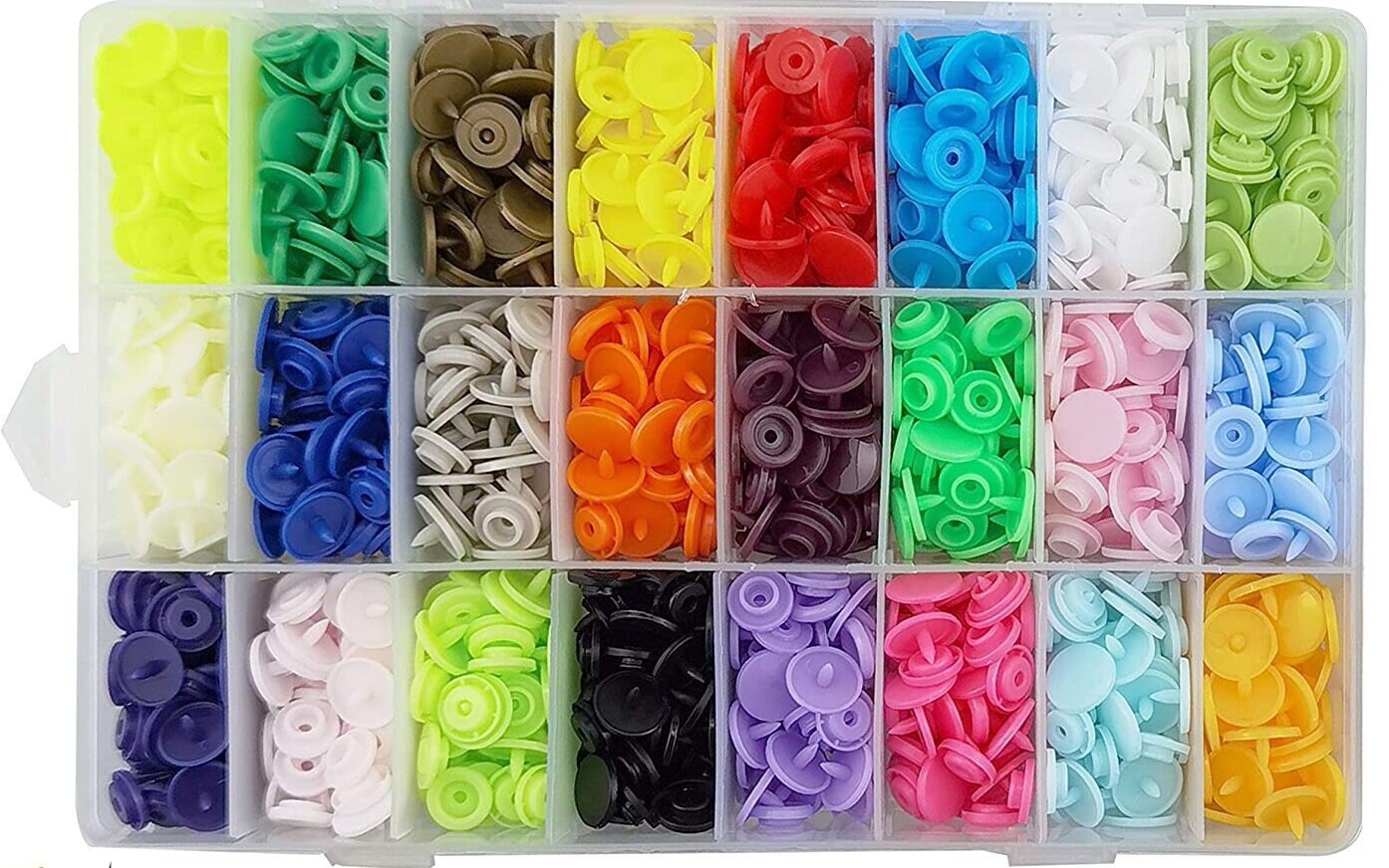 TmppDeco Plastic Snaps with Snap Pliers 460 Sets 24Colors Etsy