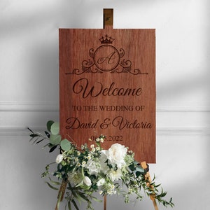 Custom Wooden Wedding Welcome Sign, Personalised Rustic/ Vintage Country, Ceremony Event/ Engagement/ Bridal Shower/ Birthday Timber Signage