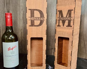 Cassetta in legno per 3 bottiglie vino da 750 ml (6 pz) - Cartotecnica Sci
