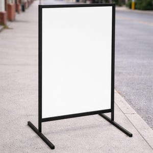 T-Frame Sign & Custom Print Corflute Insert, Poster Footpath Sign, Real Estate, Outdoor Sidewalk Advertising Board, Cafe, Business Signage