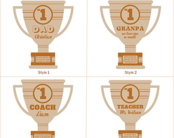 Hallmark Ornament (#1 Teacher Trophy) 