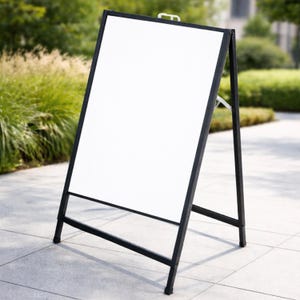 A-Frame Sign & Custom Print Corflute Inserts, Poster Footpath Sign, Real Estate, Outdoor Sidewalk Advertising Board, Cafe, Business Signage
