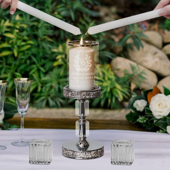 10 pezzi Portacandele in vetro per tea light, dimensioni 5,5