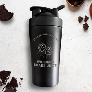 Shaker pour boissons protéinées et gourdes