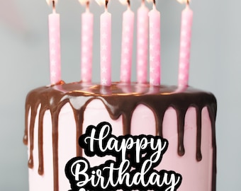 Cake Topper Personalizzato con Nome e Anni - Olallà