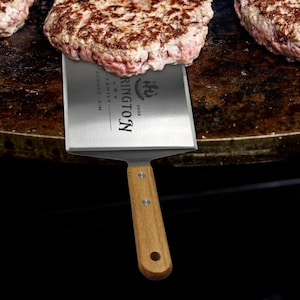 Personalised Steel Spatula /Turner/ Scraper, Custom Engraved Barbecue Grill Tool/ Multi Kitchen Utensil, Mom Housewarming, Father's Day Gift