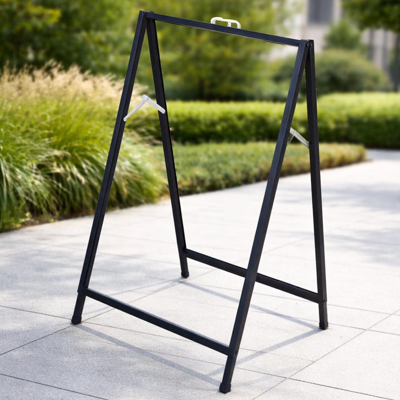A-Frame Sign & Custom Print Corflute Inserts, Poster Footpath Sign, Real Estate, Outdoor Sidewalk Advertising Board, Cafe, Business Signage