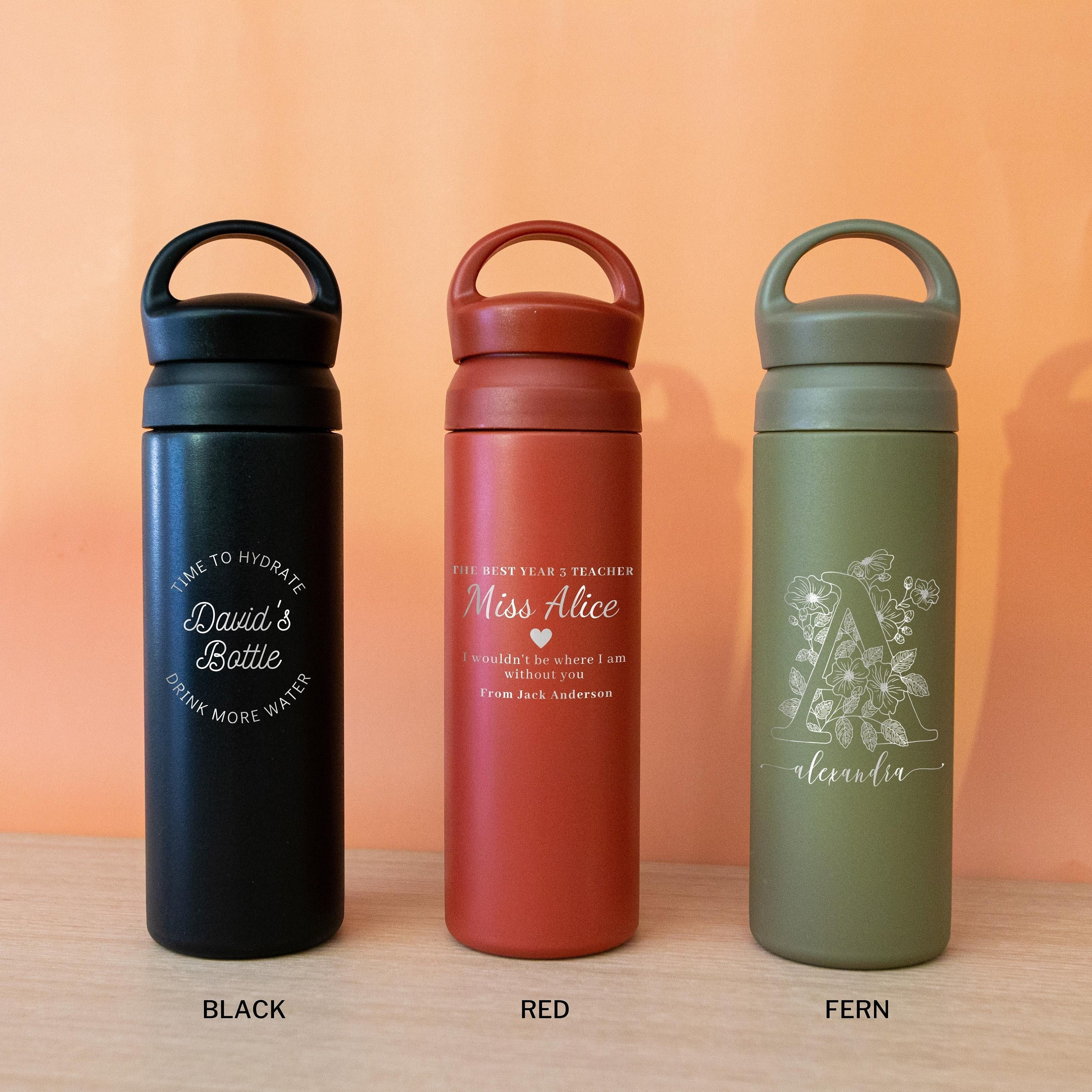 Personalised Water Bottle Teal Australia