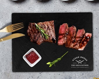 Personalised Rectangle Slate Serving Cheese Board, Custom Engraved Charcuterie Platter, Wedding, Anniversary, Corporate, Housewarming Gift