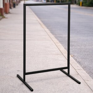 T-Frame Sign & Custom Print Corflute Insert, Poster Footpath Sign, Real Estate, Outdoor Sidewalk Advertising Board, Cafe, Business Signage