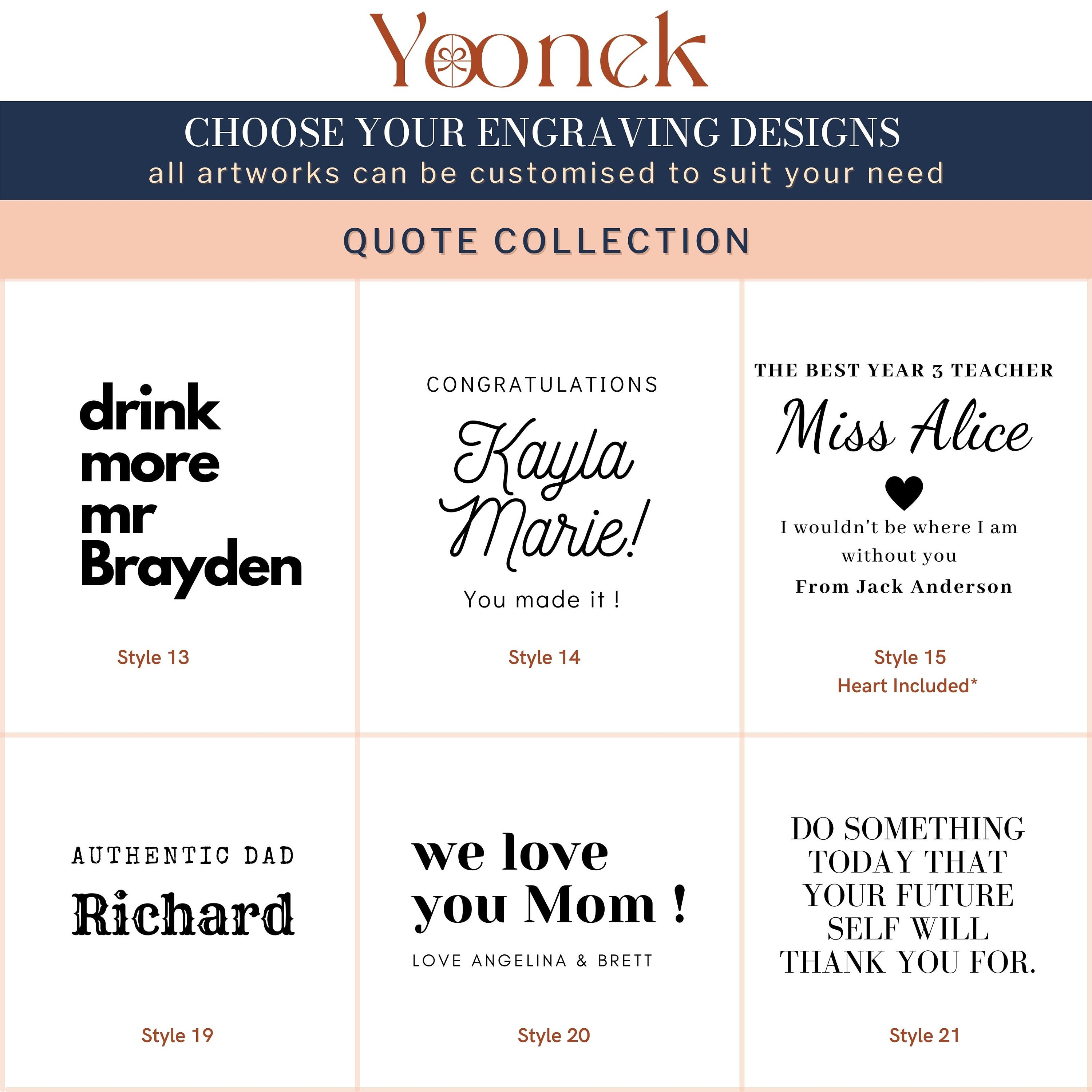 Personalised 360ml Glass, Laser Engraved Cocktail Soft Drink/ Wine Whiskey Glasses, Corporate Housewarming Wedding Bridesmaid Groomsmen Gift