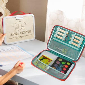 Estuche de dibujo portátil personalizado para niños