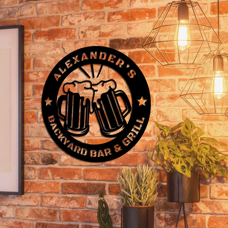 SRongmao Insegna In Metallo Per Parete 20x30 Cm - 'Father Used To Say...' - Decorazione Ironica Per Bar, Garage E Man Cave