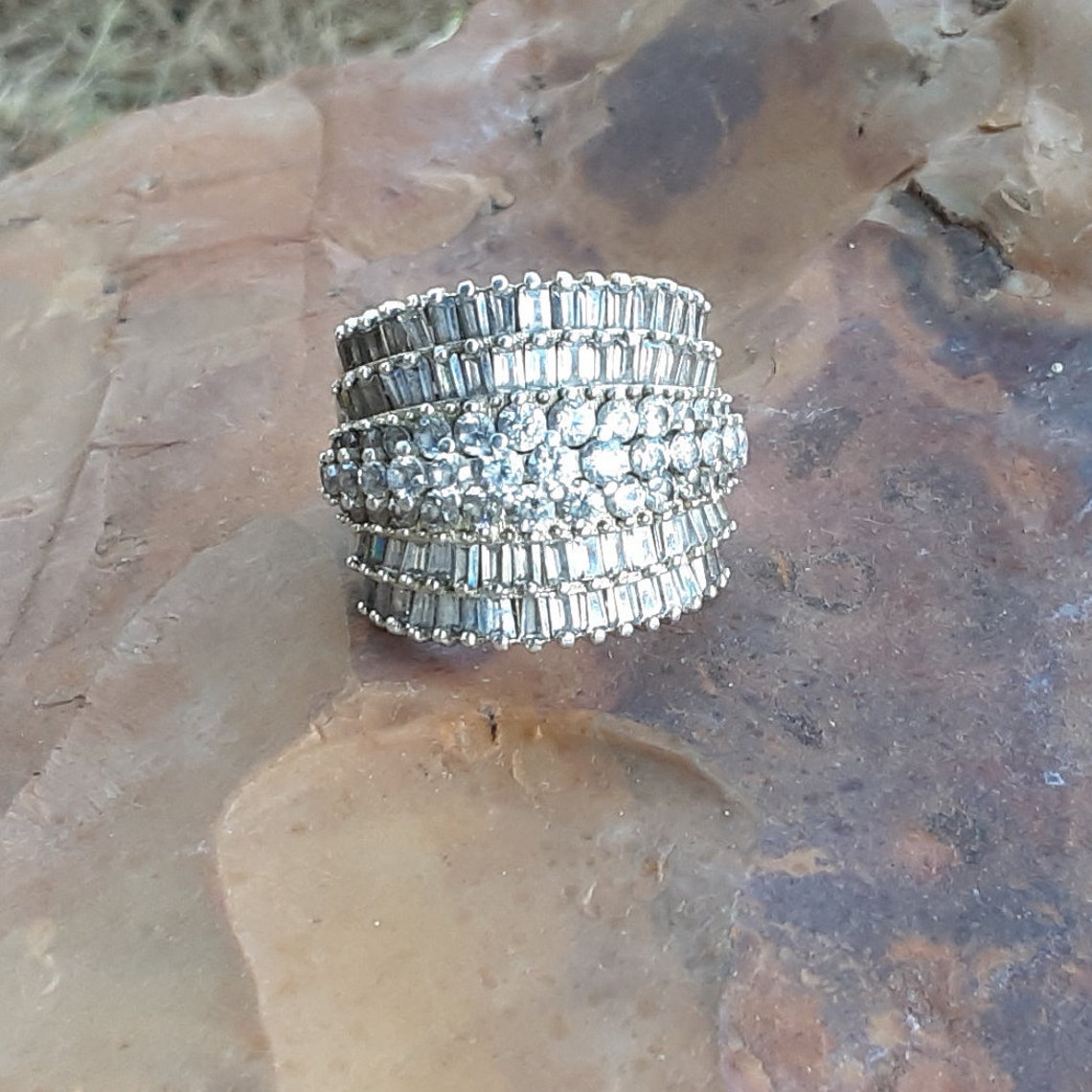 Sterling Silver Ring Stamped 925 CN FZN Etsy