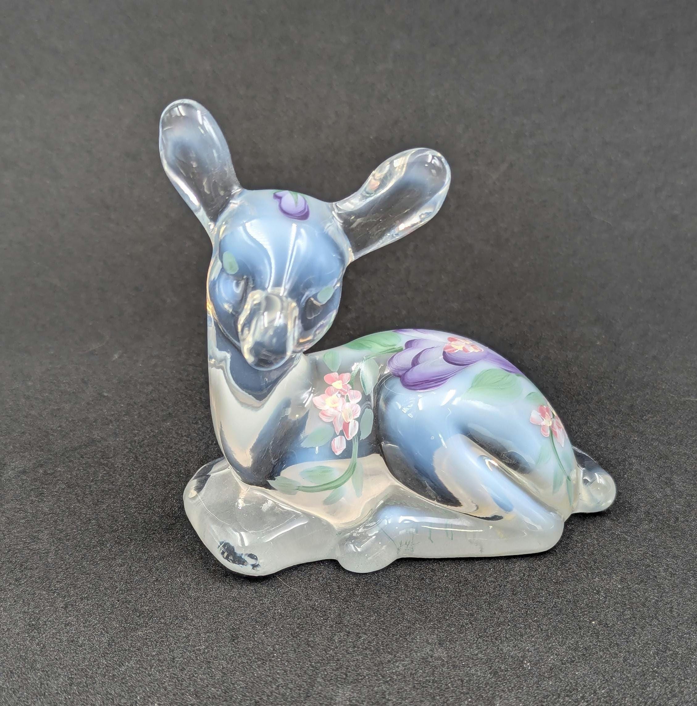 Fenton 1993 手描き冬の風景皿 Fenton 1993 手描き冬の風景皿