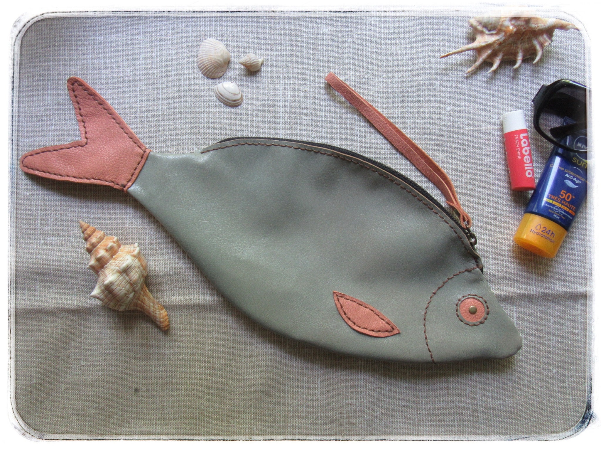 Fish Purse Leather PDF Pattern - by Leathercraft Rebels - Etsy