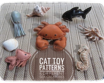 Patrón PDF de cuero de juguete para gatos - por Leathercraft Rebels