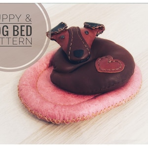 Puppy & Dog Bed Leather PDF Pattern