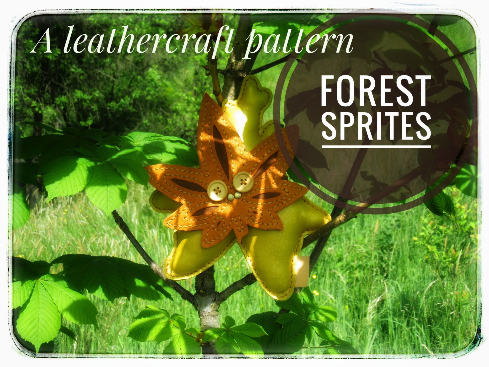 Forest Sprites Leather PDF Pattern by Leathercraft Rebels Etsy Ireland