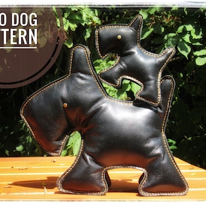 Deco Dog Leather PDF Pattern - by Leathercraft Rebels
