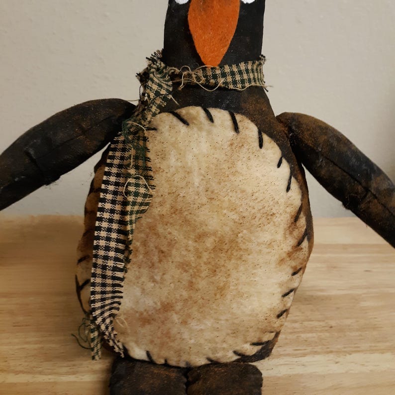 Primitive Pete the Penguin Doll Shelf Sitter Cupboard Tuck - Etsy