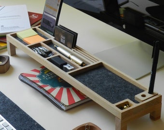 Wooden Organizer, Desk organizer, Wooden station, Desk Station, Docking Station, Wood organizer, Wooden Docking Station