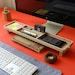 wooden organizer, wood phone dock, ,wood walet, office organizen, wood caddy, phone stand 