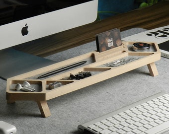 Office Desk accessory Desk organizers wooden docking station organization table organisation