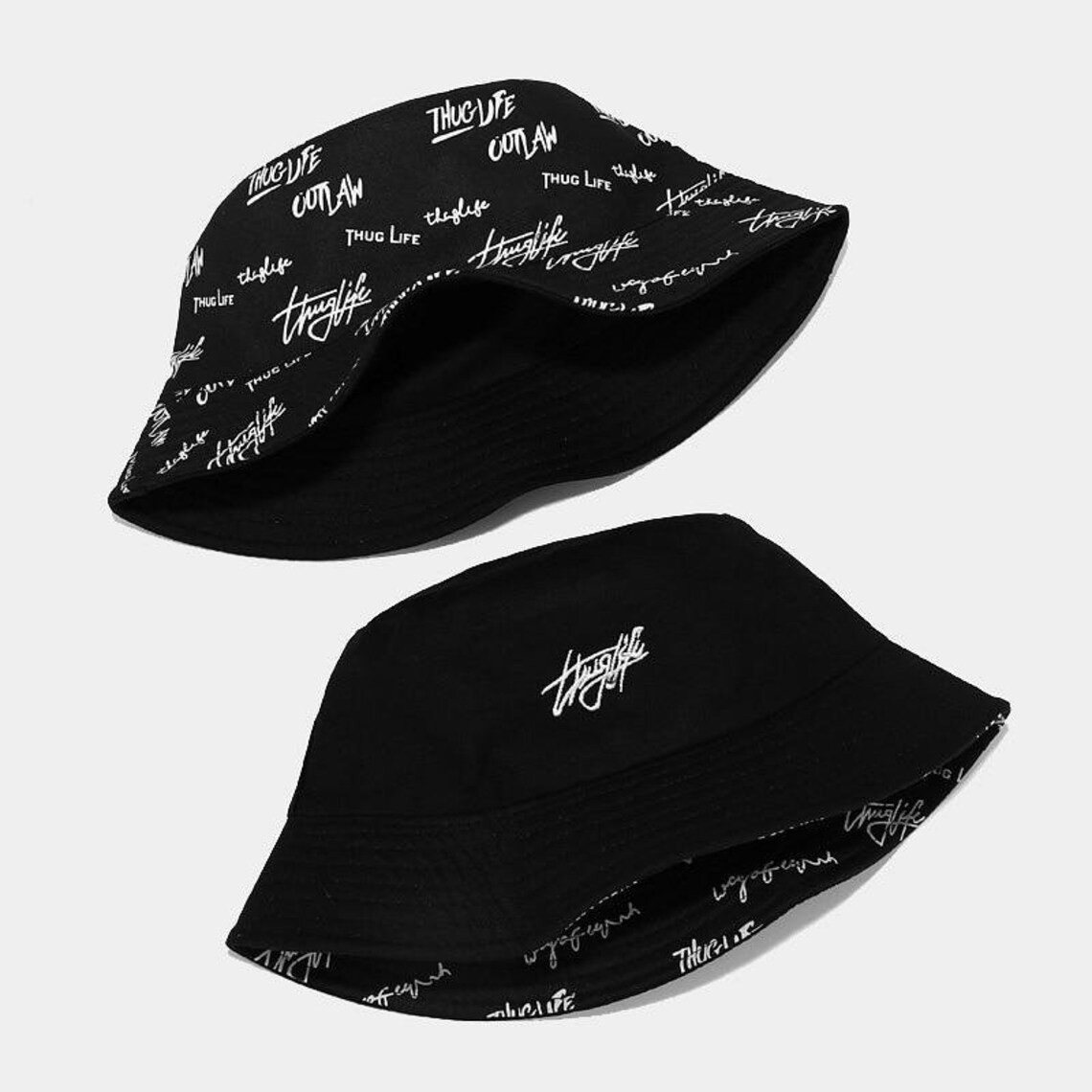 Thug Life Bucket Hat Etsy