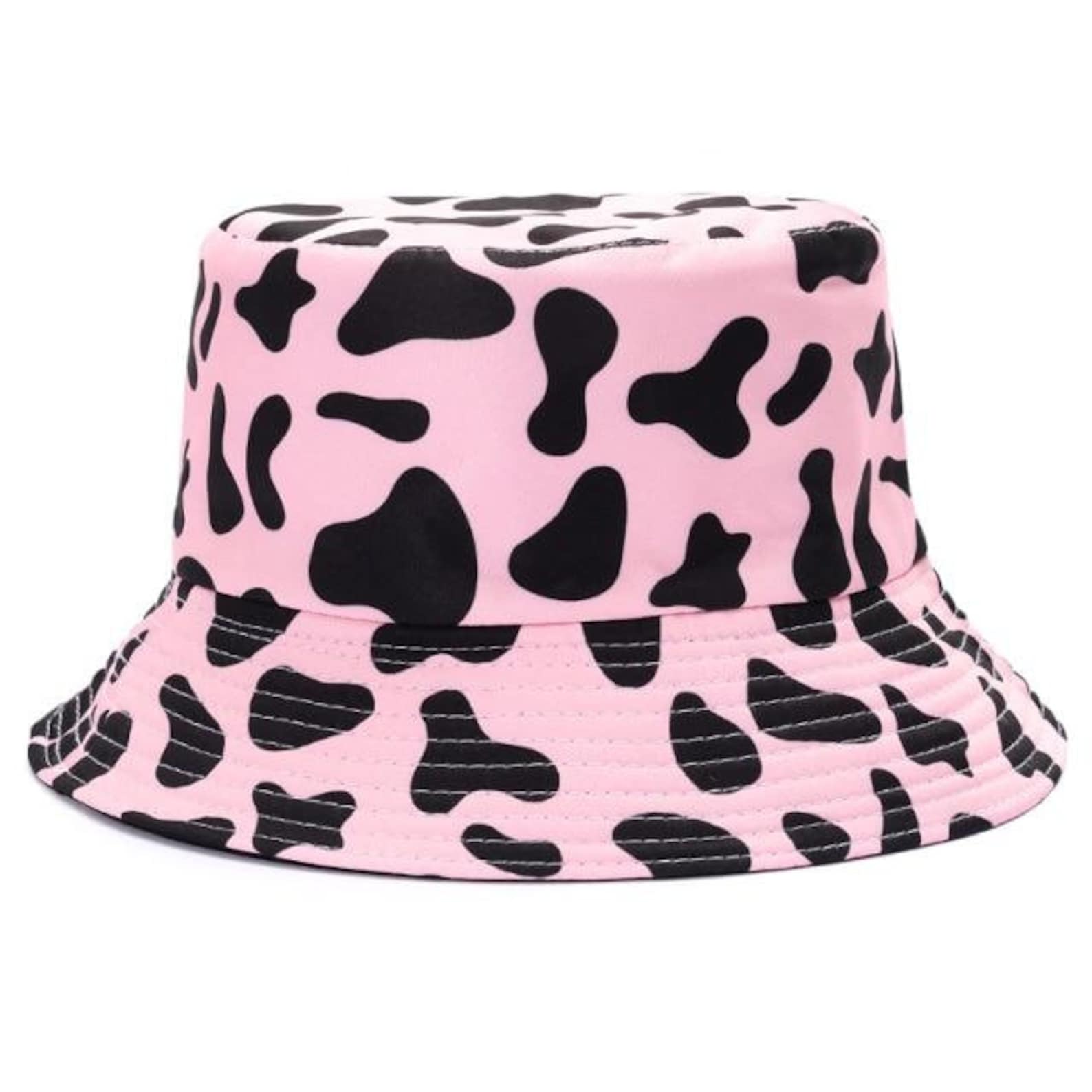 Cow Print Bucket Hat Etsy