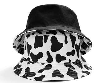 Cow Print Bucket Hat