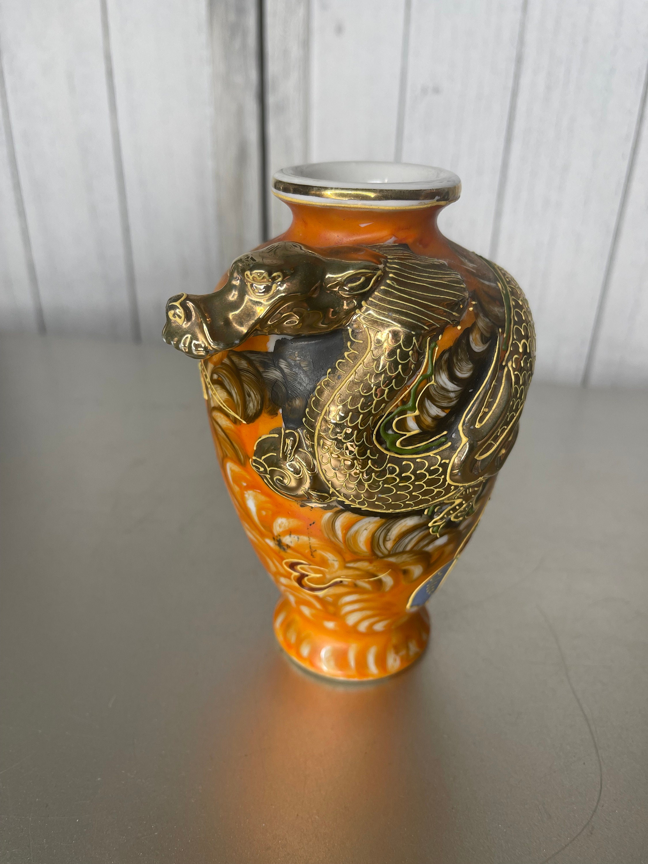 Japan dragon vase - Etsy 日本