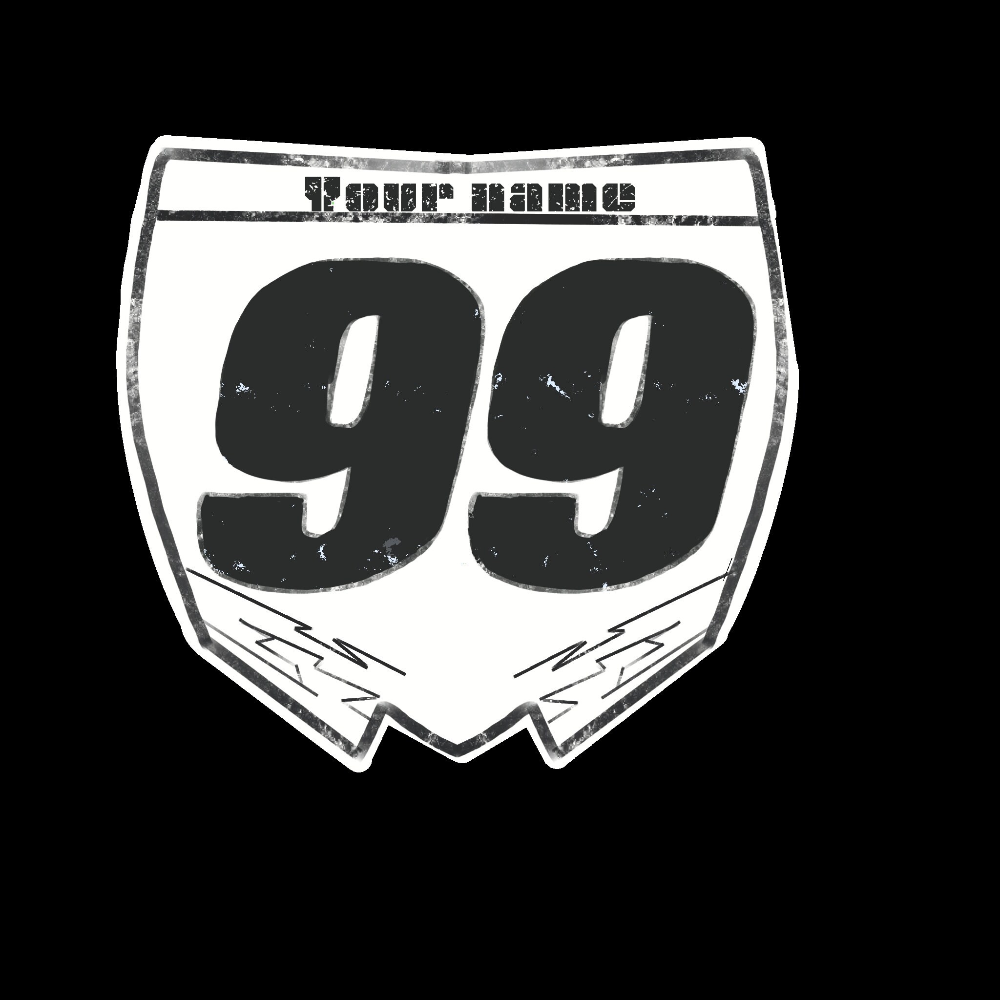 Yamaha Number Plate Decal Small Personalized Dirt Bike Number - Etsy UK