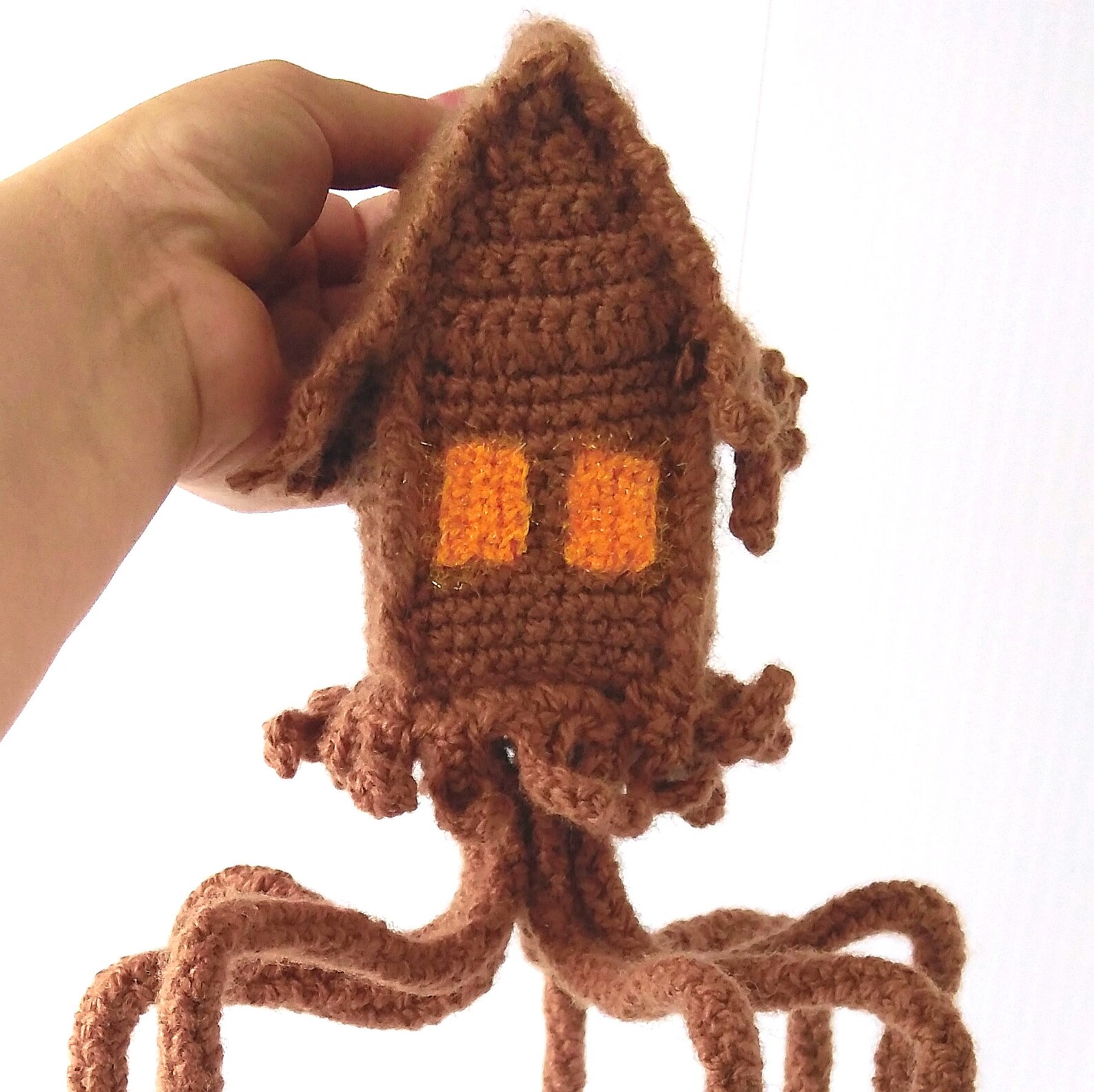 House head crochet toy. Size 10 inches. SCP monster based on Etsy