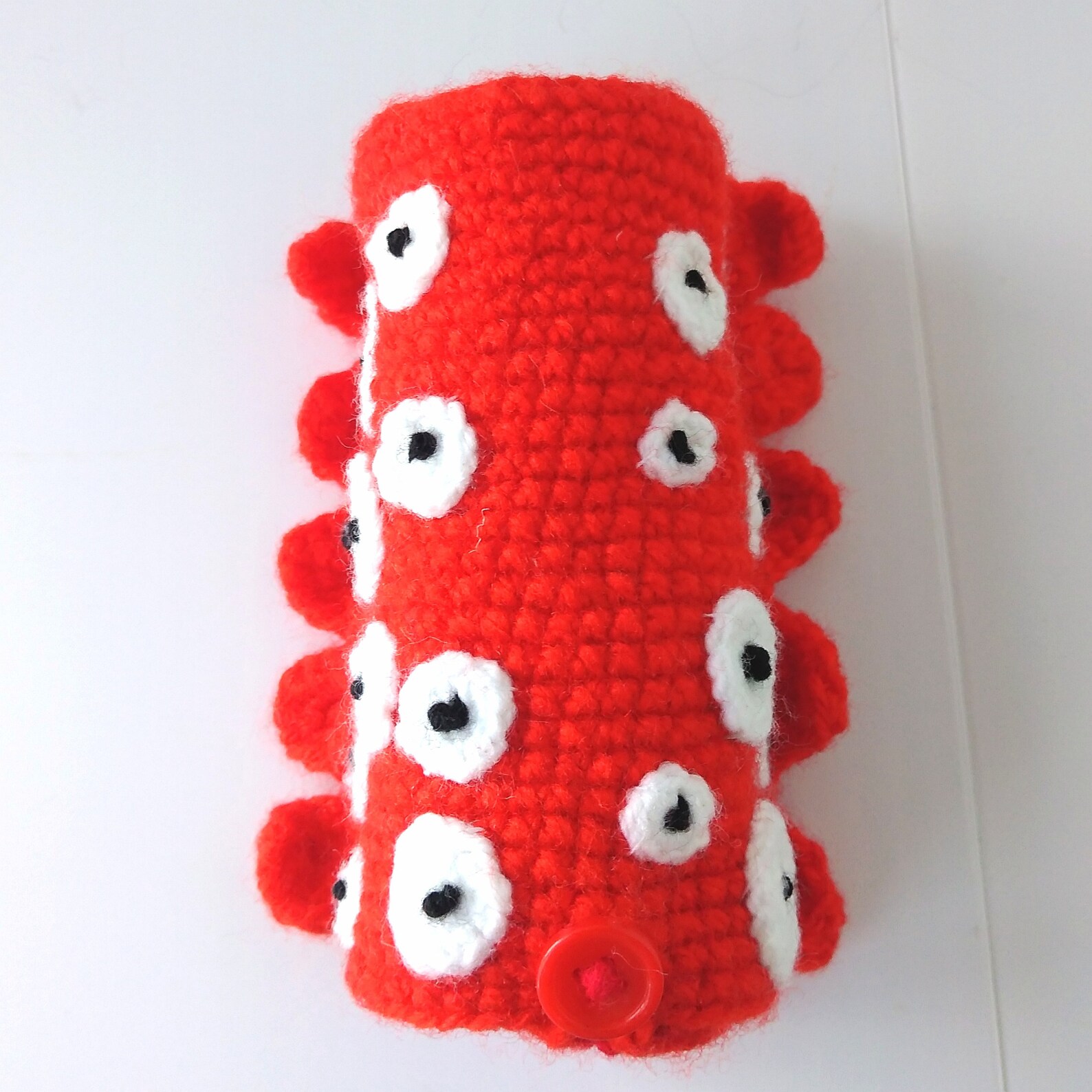 Train eater handmade toy.5 by 3 inches. Trevor Henderson. SCP. Etsy