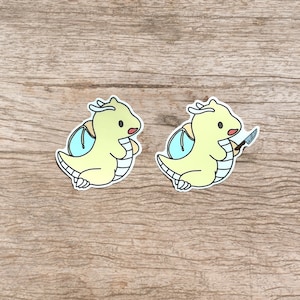 Dragonite and Knife Sticker