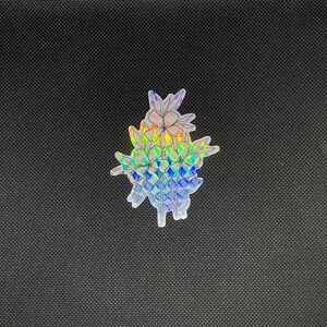 Floral Prismatic Sticker
