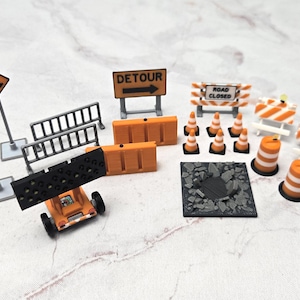 Miniatuurstraatconstructieset voor terreinzombicide en schermutseling op schaal van 28 tot 32 mm