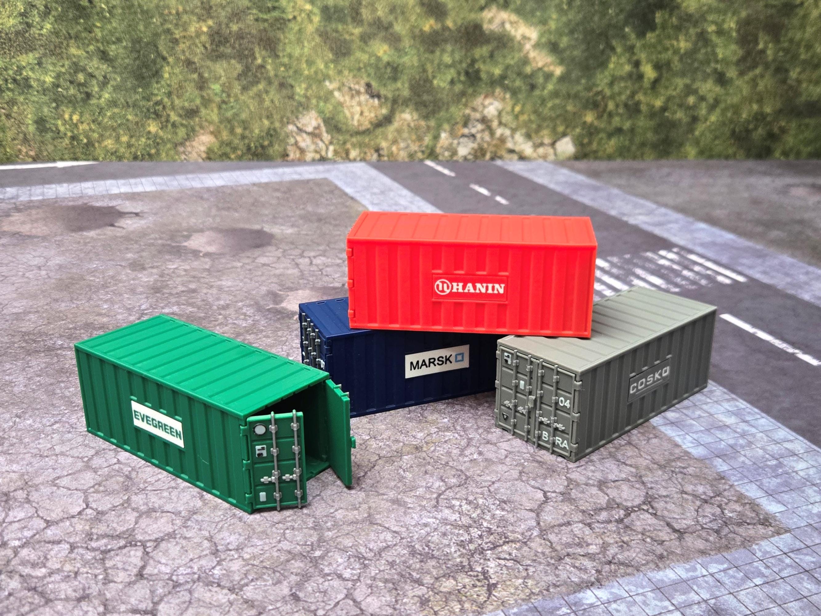 Container Tank Miniature Colored Miniature Cargo Containers for 28mm to 40mm Terrain - Etsy