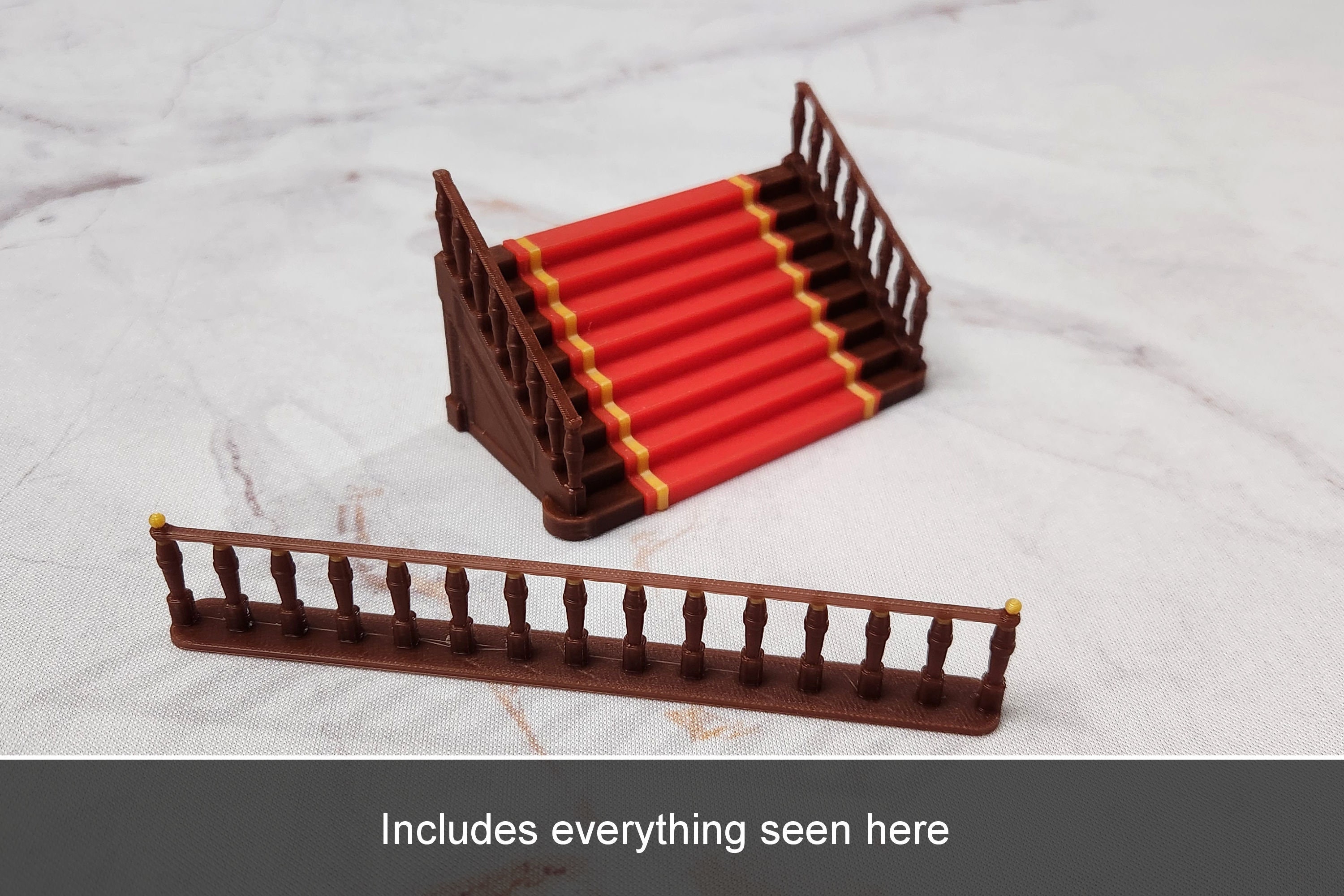 Marvel Zombicide 3D Stairs and Railing for X-Men Resistance