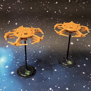 Star Trek Attack Wing Alliance Cardassian Monac Type Repair Facility - Set of 2