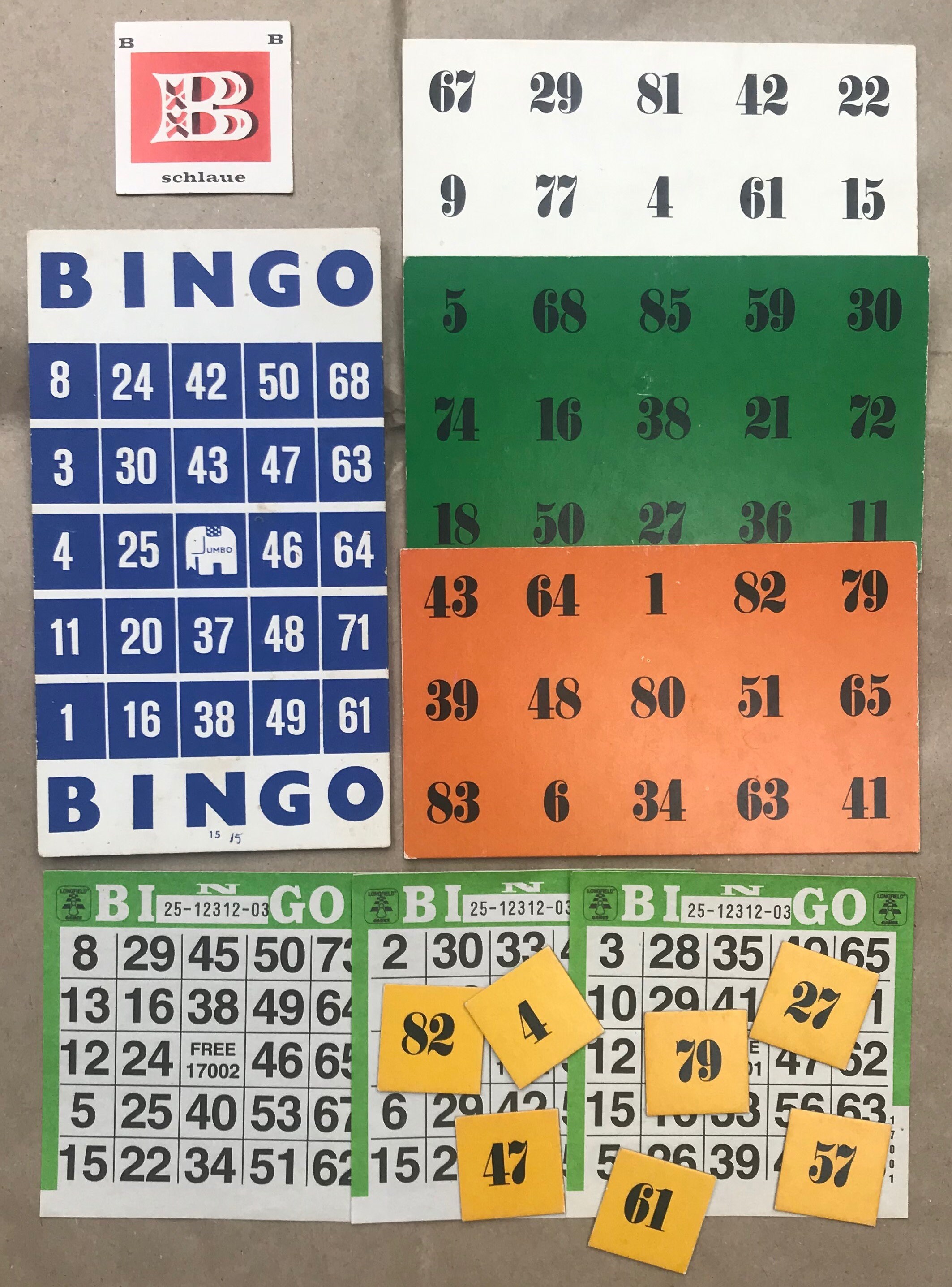 Bingo Cards Bingo Slips of Paper | Etsy