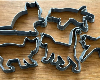 Cat Cookie Cutter Set,  Baking cat shape
