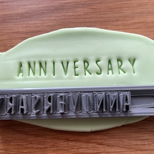 Alphabet Cookie Stamp Embosser, Number & Letter Fondant Stamper