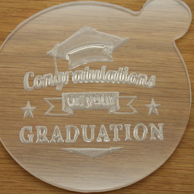 Graduation Embosser Stamp, Congratulations Debosser Stamp, Outbosser ...