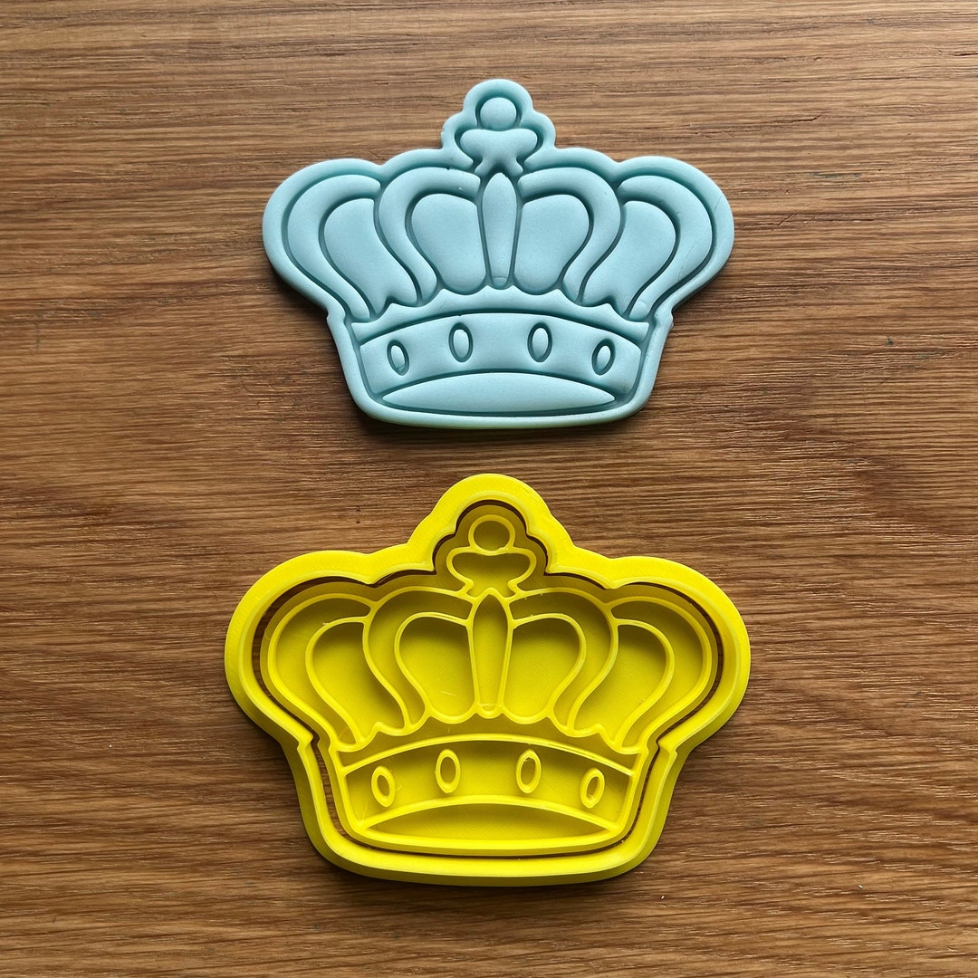 Crown Cookie Cutter, Crown Cookie Cutter, Fondant, Polymer Clay