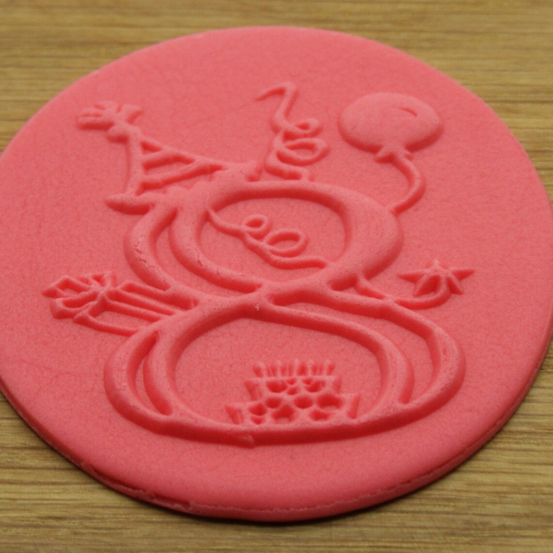 Number Birthday Fondant Cookie Stamp Debosser Stamp Etsy UK