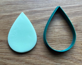 Drop / Raindrop / Teardrop Cookie Cutters for fondant cupcakes cookies polymer clay Icing crafts cakes small biscuits gift dough jewellery